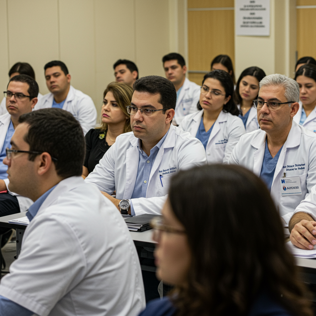 Dr. em congresso internacional